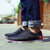 洛尚LSM1638 夏季新款英伦男士板鞋*牛仔布鞋时尚休闲帆布男鞋(蓝色 43)第4张高清大图