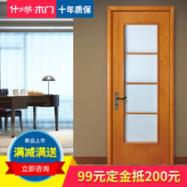 什木坊定制白色欧式木门室内门卧室门套装门实木复合烤漆门实木门
