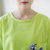 夏季韩版睡衣女薄款短袖短裤女式宽松大码可爱夏天家居服套装(绿色 M)第4张高清大图