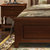 美天乐 简约现代美式实木床 单人床 双人床 软靠床1.5米1.8米高箱储物婚床 美式乡村田园床(1.5*2米框架款 床)第4张高清大图